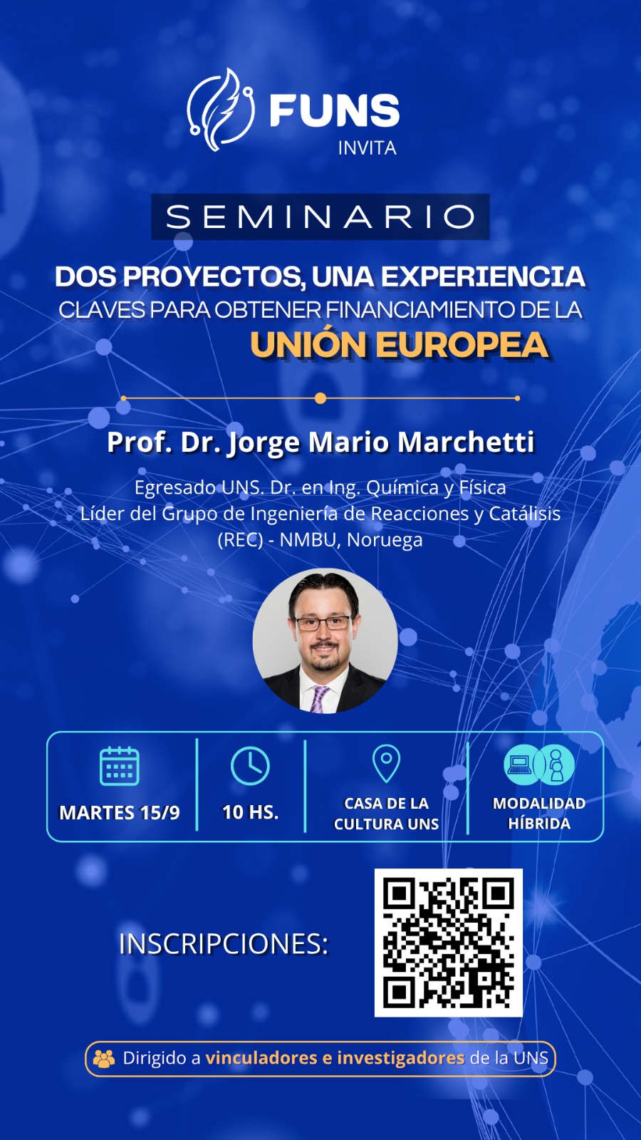 Seminario sobre financiamiento de proyectos internacionales de la Unión Europea